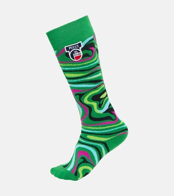 Pucci x Fusalp printed socks