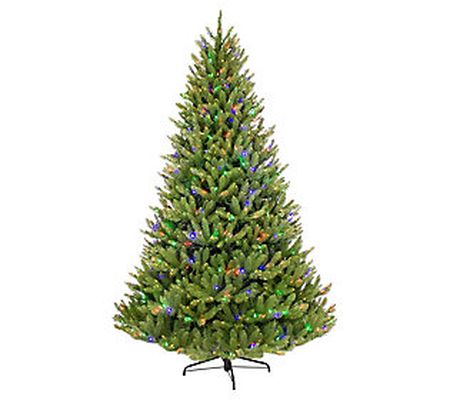 Puleo International 7.5' Pre-Lit LED Franklin F ir Tree