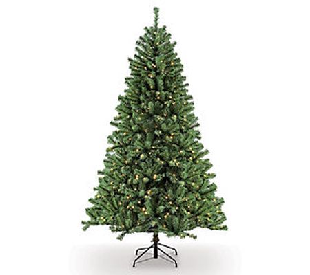 Puleo Pre-Lit 6.5' Northern Fir Artificial Chri stmas Tree