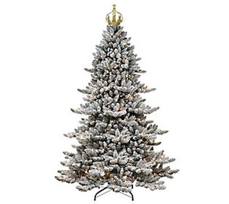 Puleo Pre-Lit 7.5' Royal Majestic Spruce Christ mas Tree