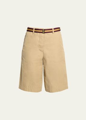 Pulian Belted Long Shorts