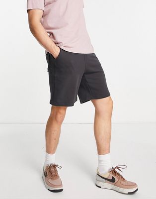 Pull & Bear basic sweat shorts in gray