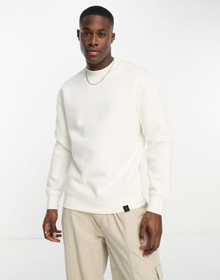 Pull & Bear basic sweatshirt in white