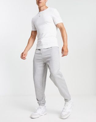 Pull & Bear loose sweatpants in gray