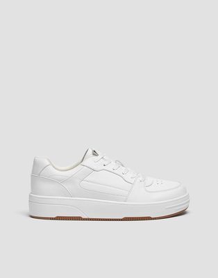 Pull & Bear sneakers in white