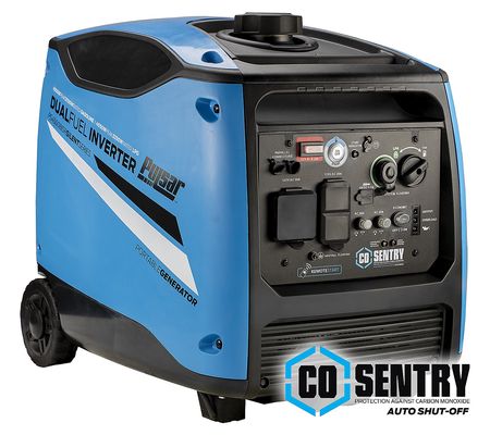 Pulsar 4,500 Watt Dual Fuel Inverter Generator with CO Sentry