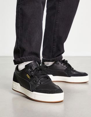 PUMA CA Pro Lux sneakers in black with gum sole