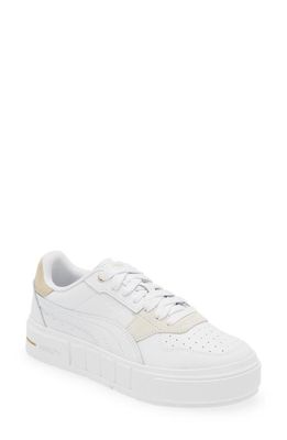 PUMA Cali Court Match Platform Sneaker in Puma White-Granola