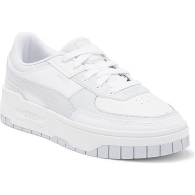 PUMA Cali Dream Platform Sneaker in Puma White-Silver Mist at Nordstrom, Size 9.5