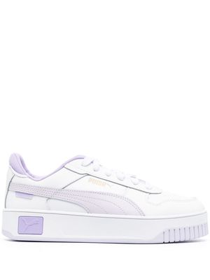 PUMA Carina low-top leather sneakers - White