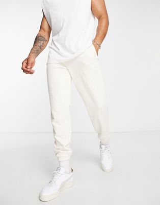 Puma Classics oversized sweatpants in off white