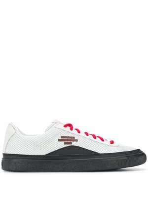 PUMA contrast lace-up sneakers - Grey