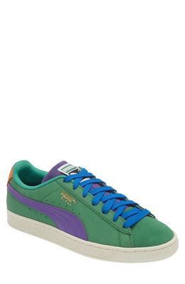 PUMA Corduroy Sneaker in Archive Green-Violet-Orange