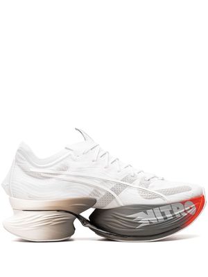 PUMA Fastroid "Puma White Silver Cherry Tomato" sneakers