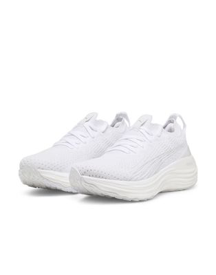 PUMA ForeverRun Nitro Knit sneakers in white
