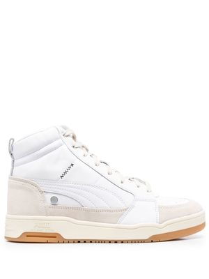 PUMA lace-up high-top sneakers - White