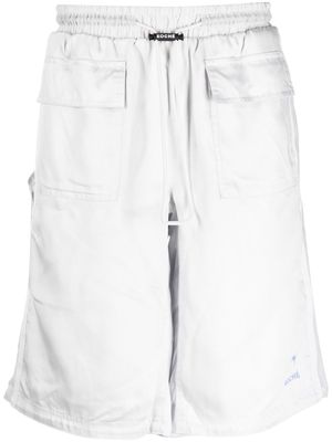 PUMA logo-buckle track shorts - Grey