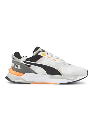 Puma Mirage Sport sneakers in white and orange