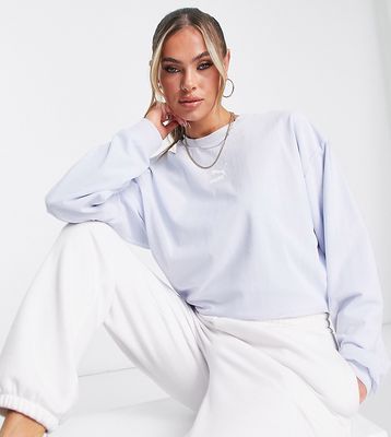 Puma organza mesh sweatshirt in pale blue - exclusive to ASOS