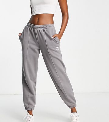 Puma oversized pleated sweatpants in storm gray - exclusive to ASOS