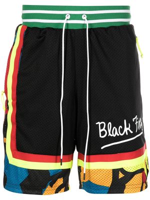 PUMA panelled drawstring shorts - Multicolour