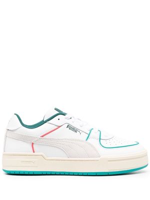PUMA piping-detail low-top trainers - White