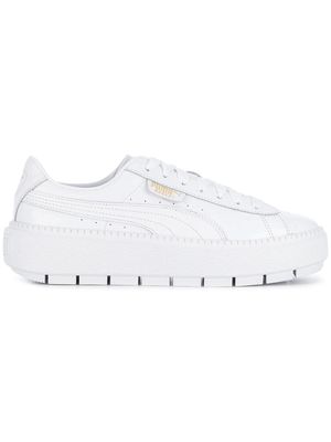 PUMA platform trace ostrich sneakers - White