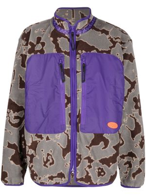 PUMA Polar printed fleece jacket - Purple