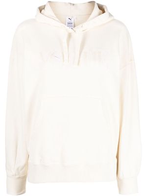 PUMA pullover cotton hoodie - Neutrals