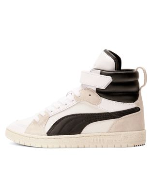 Puma ralph sampson mid sneakers in off white