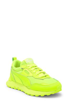 PUMA Rider Sneaker in Lime Squeeze