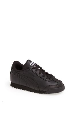 PUMA 'Roma Basic' Sneaker in Black/Black 