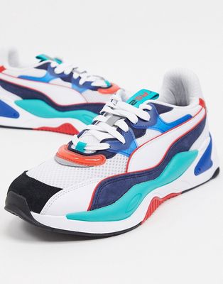 Puma RS-2K sneakers in green and blue