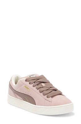 PUMA Suede XL Sneaker in Future Pink-Warm White