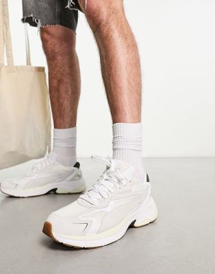 Puma Teveris Nitro sneakers in white with khaki detail