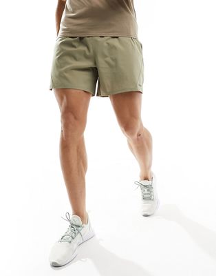 PUMA Training Evolve woven shorts in beige-Brown