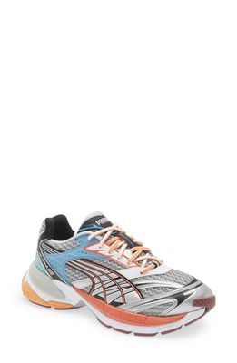 PUMA Velophasis Phased Sneaker in Cool Light Gray-Chili Powder