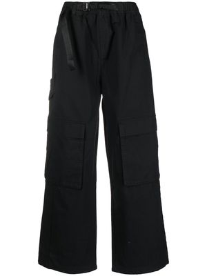 PUMA wide leg cargo trousers - Black