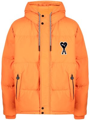 PUMA x AMI hooded puffer jacket - Orange