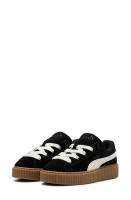 PUMA x FENTY Creeper Sneaker in Puma Black-Warm White-Gum