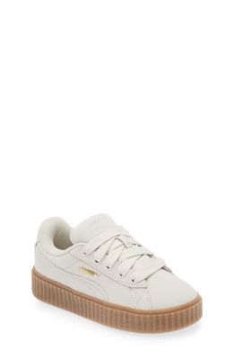 PUMA x FENTY Kids' Creeper Phatty Sneaker in Warm White-Puma Gold-Gum