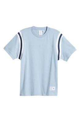 PUMA x Noah Jet Stripe T-Shirt in Blue Wash