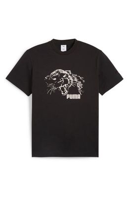PUMA x Noah Logo Graphic T-Shirt in Puma Black