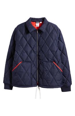 PUMA x Noah Quilted Water Repellent Jacket in Puma Navy