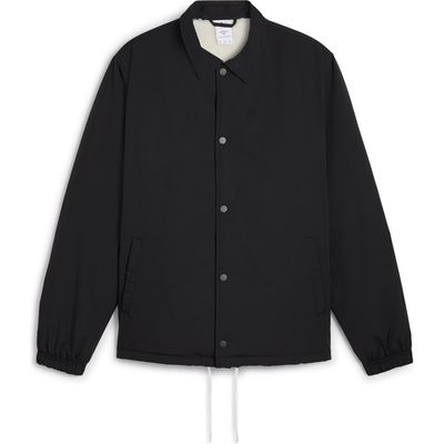 PUMA x Noah Water Repellent Coach's Jacket in Puma Black