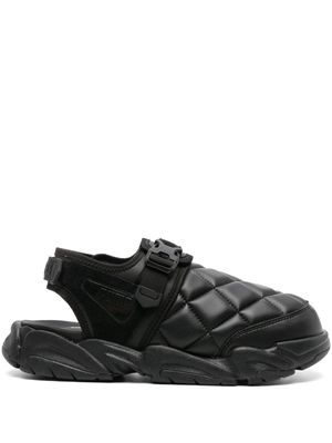 PUMA x Pleasures quilted sandals - Black