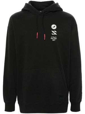 PUMA x Staple logo-print hoodie - Black