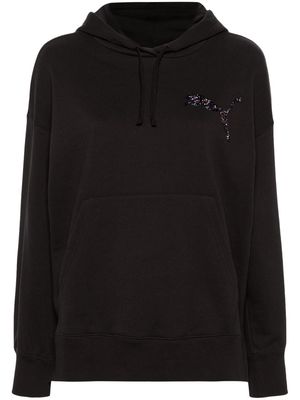 PUMA x Swarovski cotton hoodie - Black