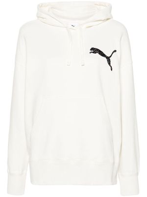 PUMA x Swarovski cotton hoodie - White