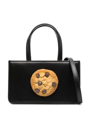 Puppets and Puppets small Cookie leather tote bag - Black